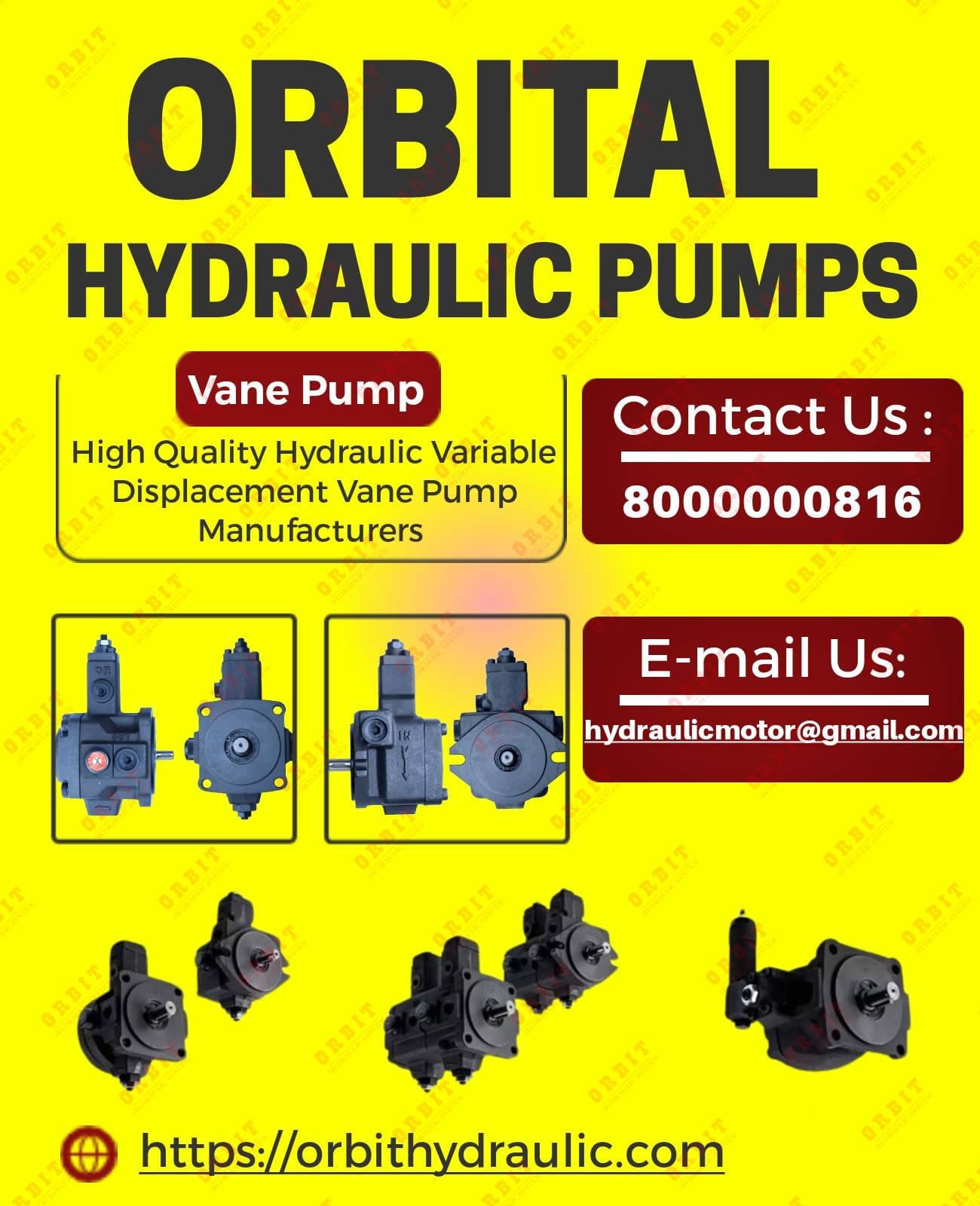 Camel CML VCM-SF, VCM-DF Hydraulic Variable Vane Pump Chennai Bangalore India